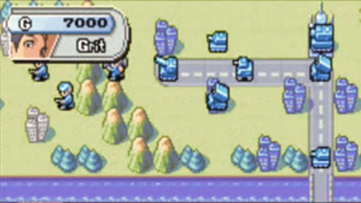 Tanks grassland Advance Wars