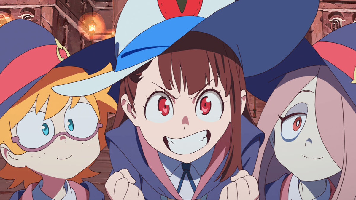 Lotte_with_Akko_and_Sucy little witch academia