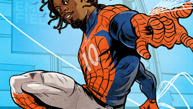 Ultimate Fandom Draft: Jerry Jeudy as Spider-Man