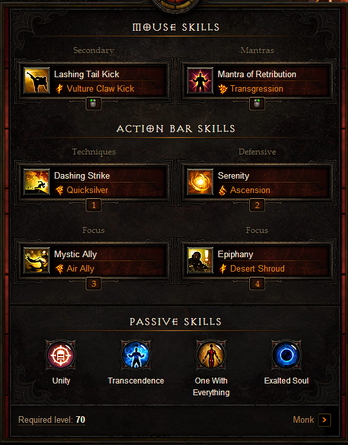 Monk dpsFIRE