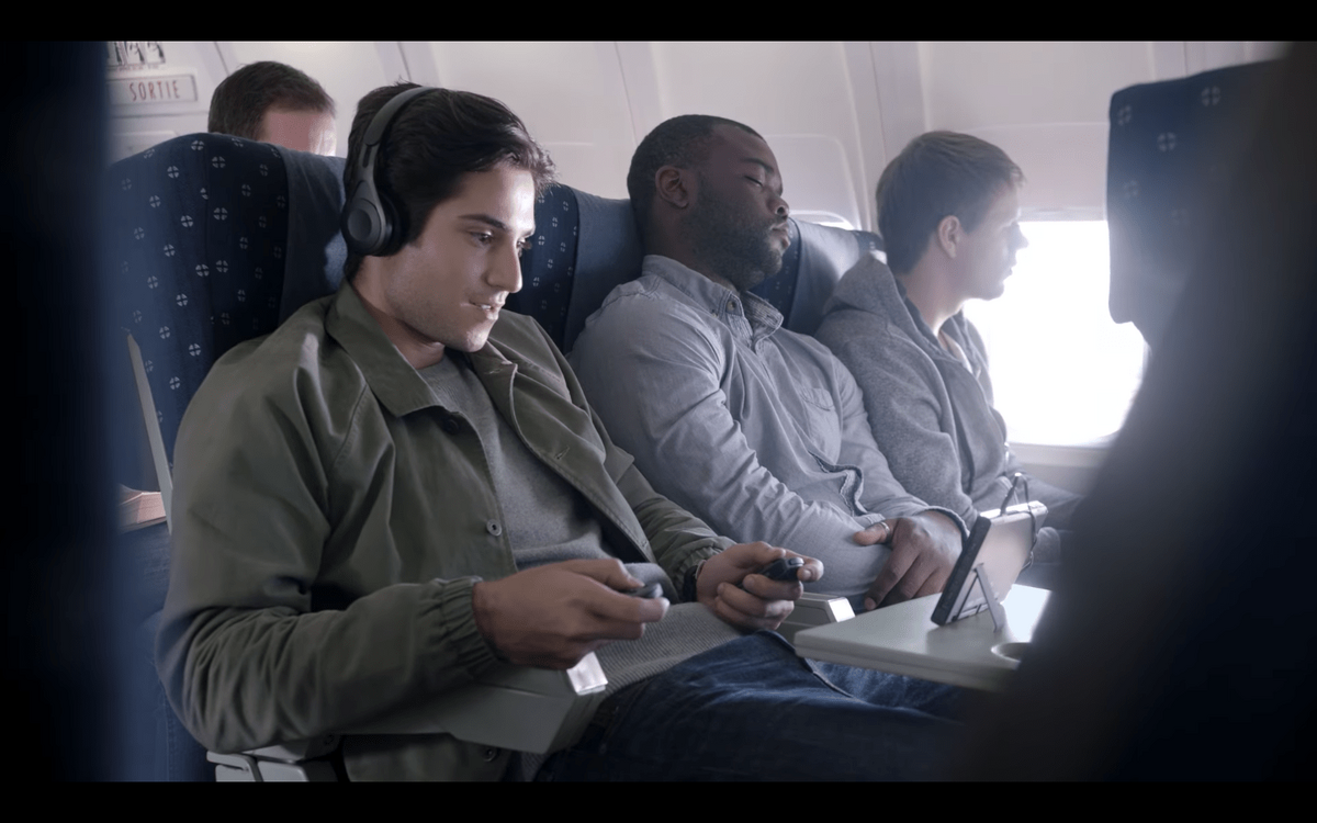 Nintendo Switch Joy-Con Controller On Plane