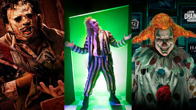 Celebrating 30 Years of Halloween Horror Nights With Leatherface and Beetlejuice