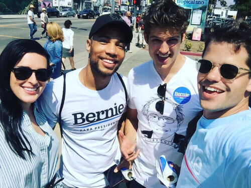 Teen Wolf News Daniel Sharman Max Carver Bernie Supporter