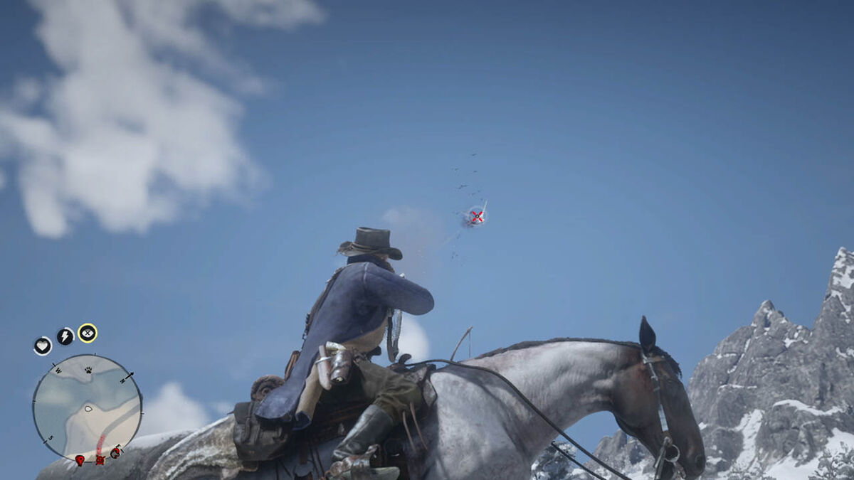 Hunting birds to craft flight feathers arrows Red Dead Redemption 2