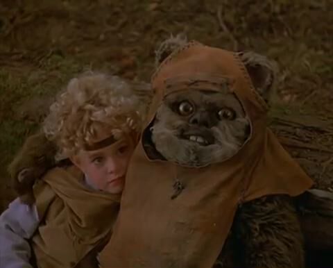 star wars ewoks battle for endor wicket creepy