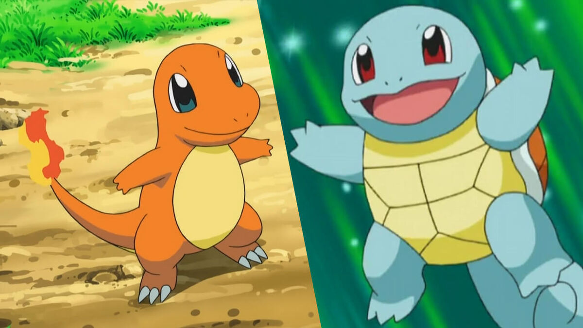 Charmader vs Squirtle