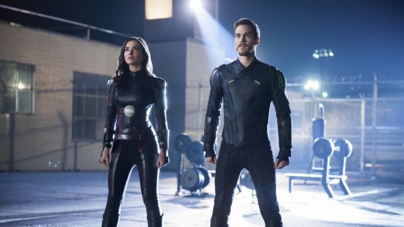 Saturn Girl and Mon-El