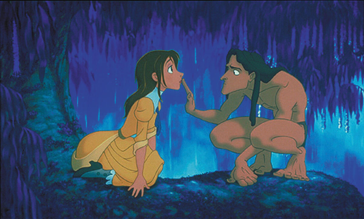 Jane and Tarzan in Disney's Tarzan