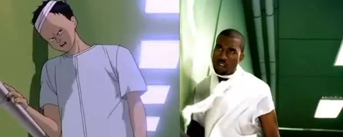 Kanye and Tetsuo from Akira