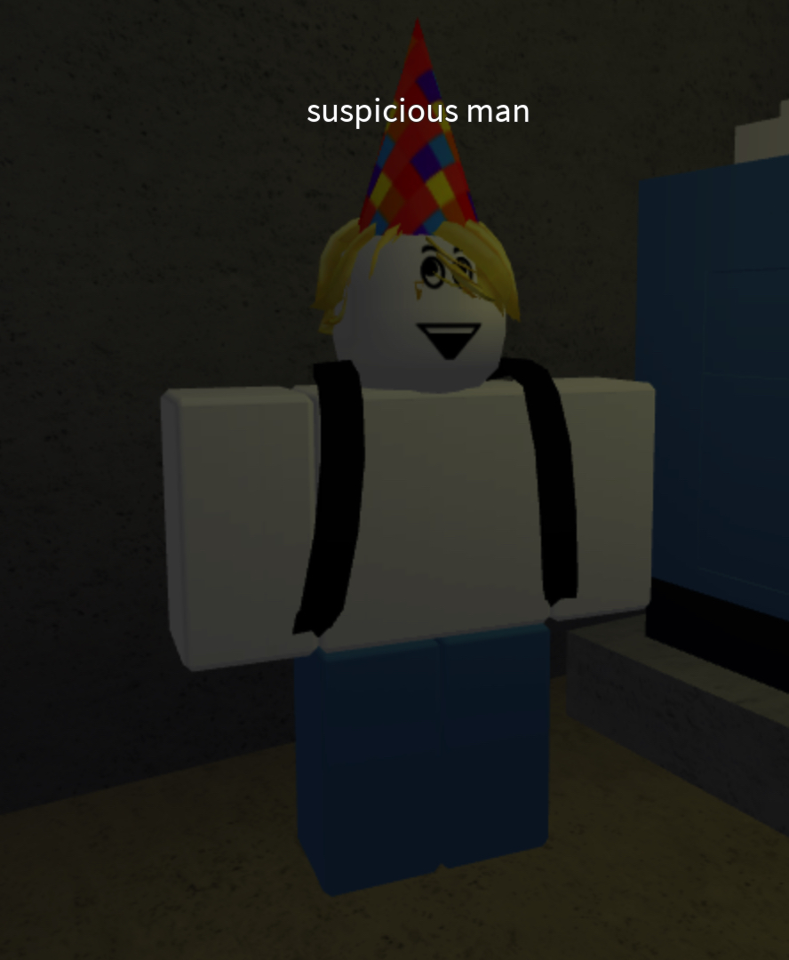 Suspicious Man Da Amazing Bunker Simulator Wiki Fandom - roblox bunker good ending