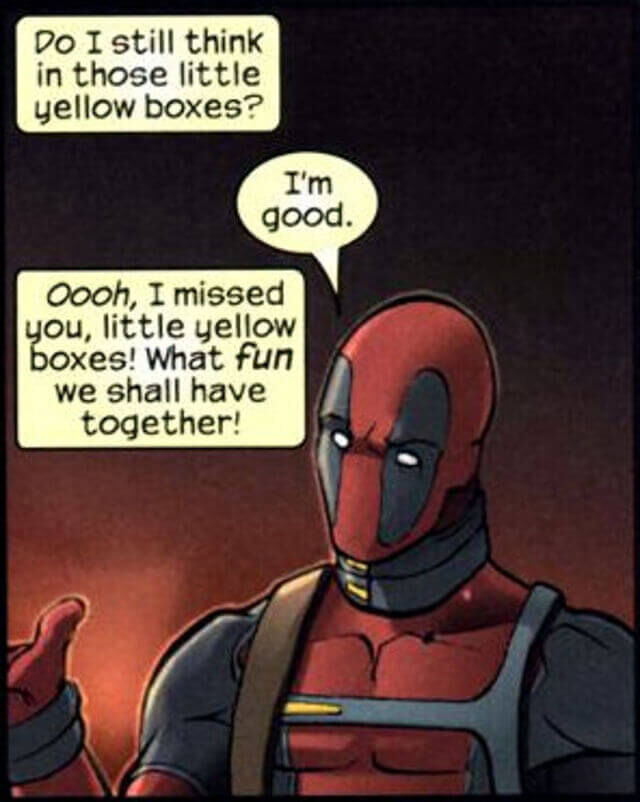 Deadpool Fourth Wall