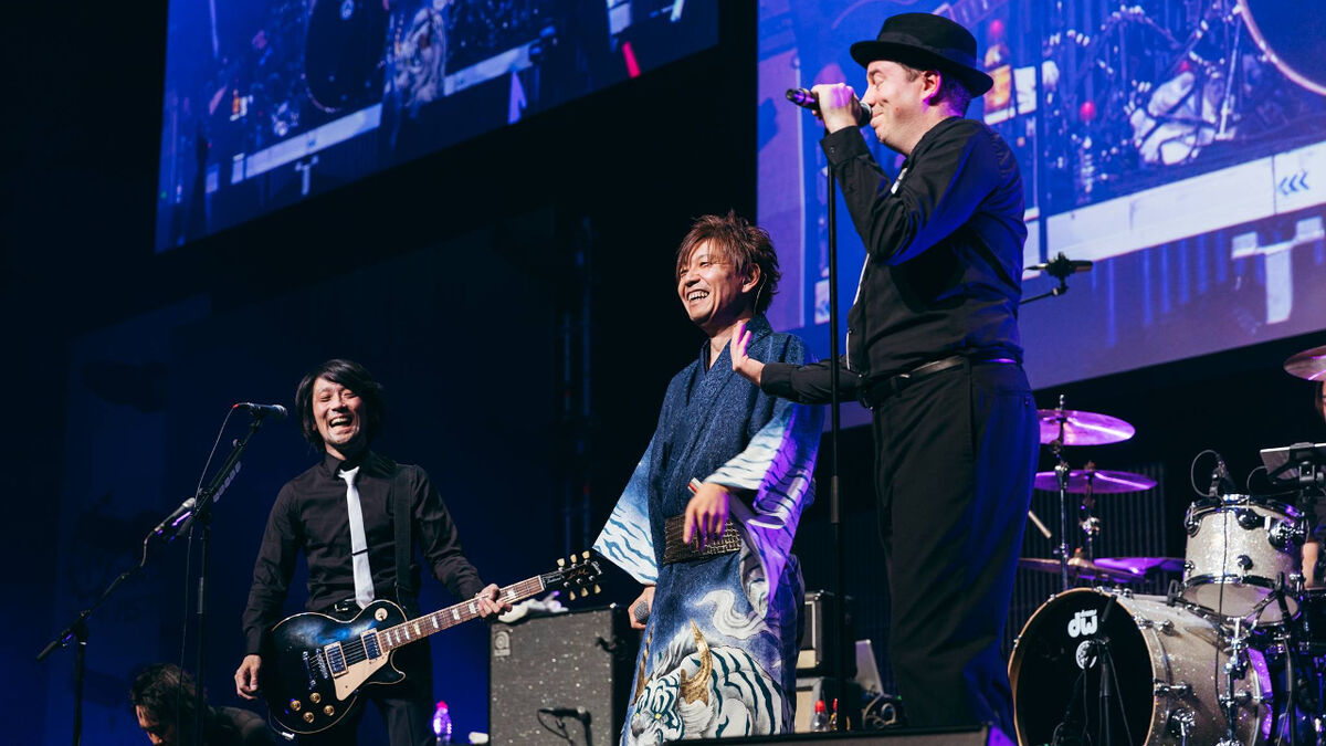 FFXIV Paris Fan Fest Yoshida rock band