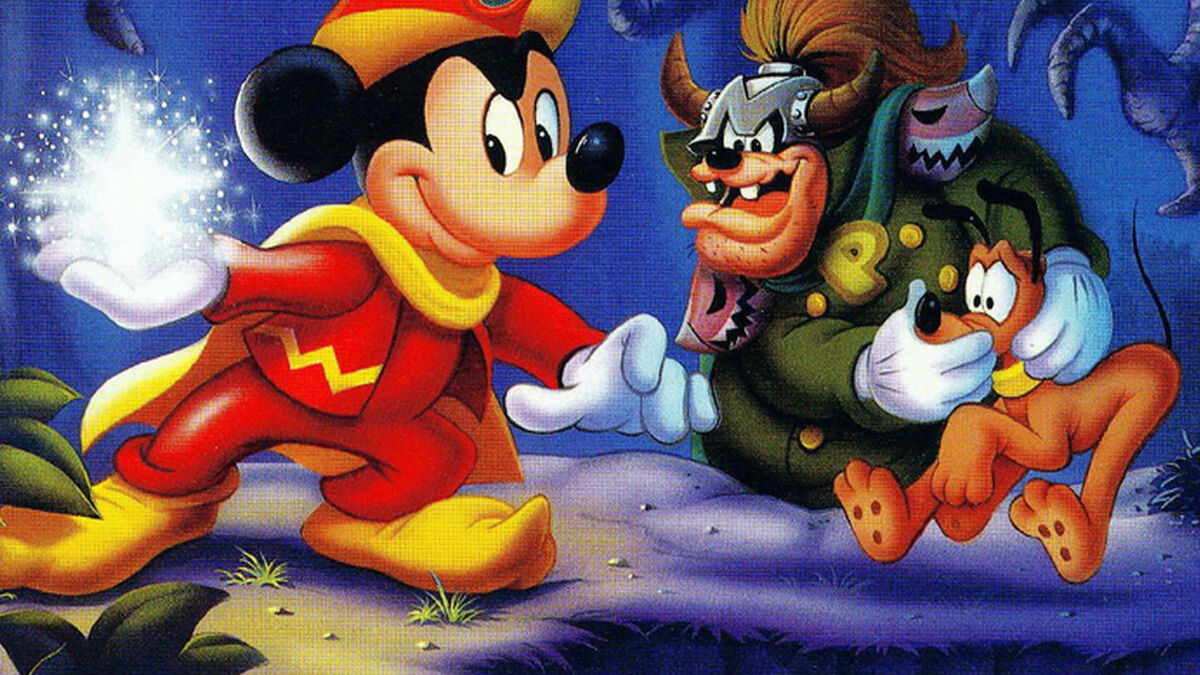Box art from The Magical Quest Starring Mickey Mouse.