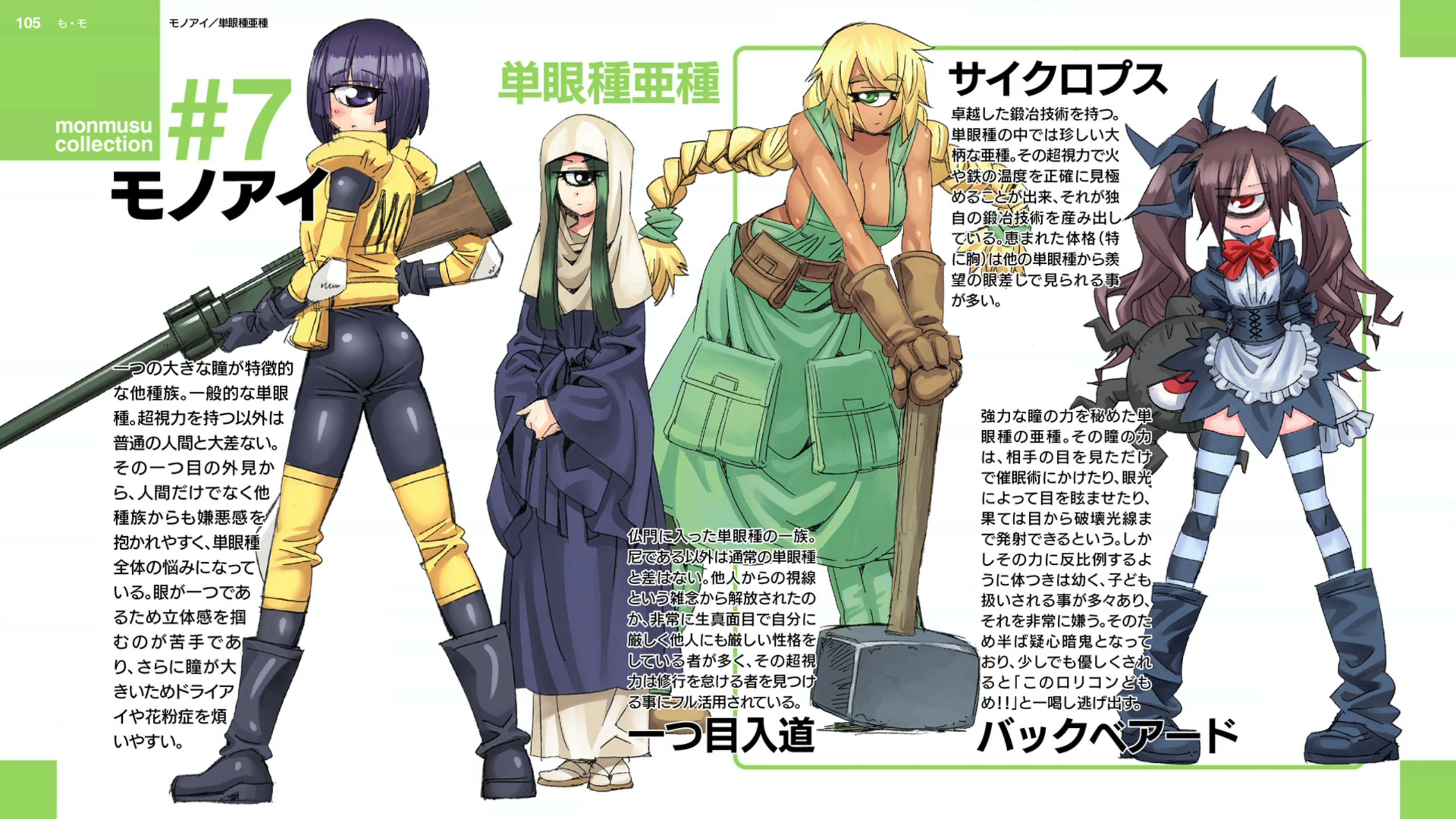 image ending 7 monoeye jpg daily life with a monster girl wiki