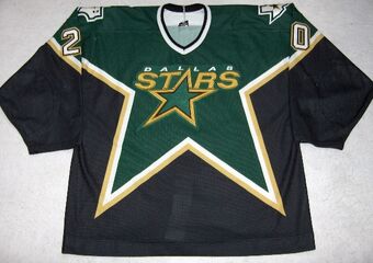 Dallas Stars Jerseys By Style And Features Dallas Stars Jersey History Wikia Fandom