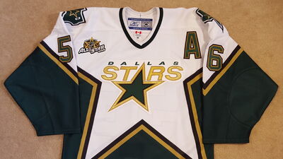 dallas stars jerseys through the years