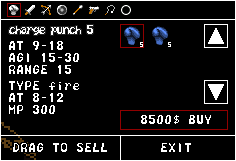Junk Shop Interface