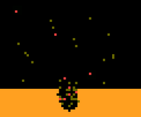 Bomb touching Torch