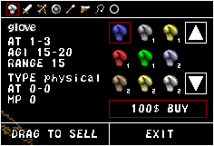 Shop Interface