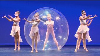 girl in a plastic bubble