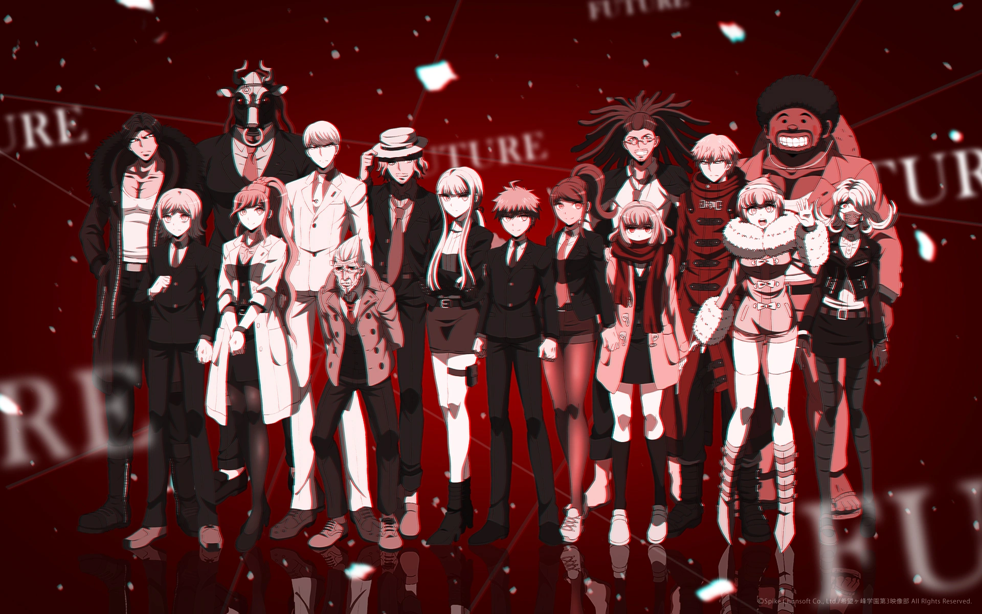 Изображение Danganronpa 3 casts PC wallpaper.png Danganronpa вики