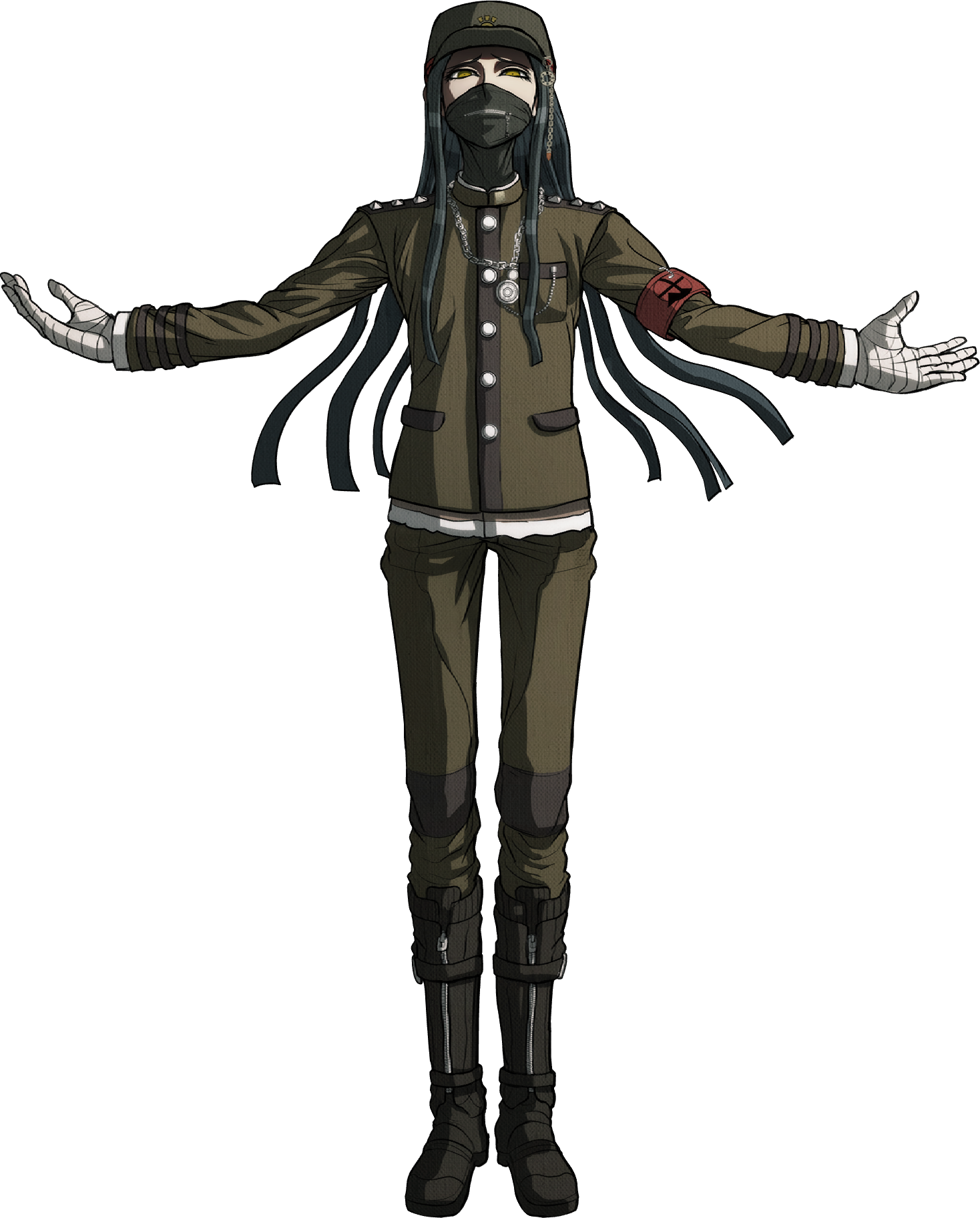 Image Danganronpa V3 Korekiyo Shinguji Fullbody Sprite 12png Danganronpa Wiki Fandom 