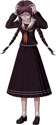 Image - Danganronpa 1 Toko Fukawa Full Body Sprite (PSP) (8).png