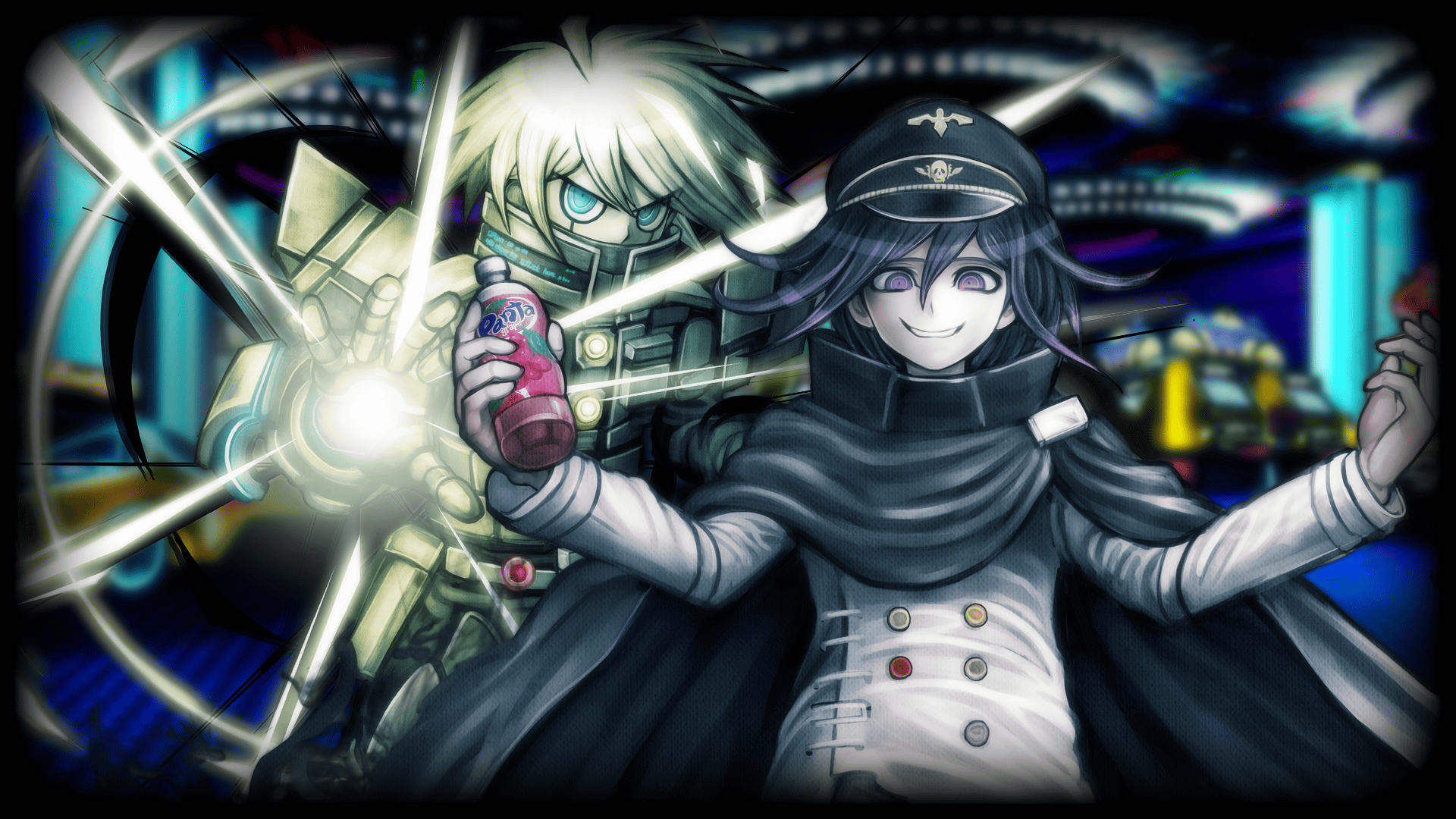 Image - Danganronpa V3 Steam Card - K1-B0 and Kokichi Oma.jpg ...