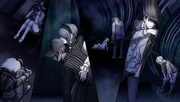 Danganronpa V3 CG - The students despairing at failing the Death Road of Despair (2)
