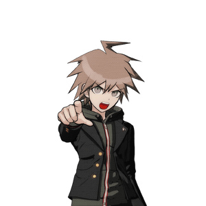 Noministnow Makoto Naegi Full Body Danganronpa maki harukawa sprites edit hd png download. noministnow blogger