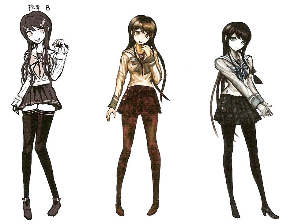 Image - Sayaka Maizono Beta Designs Visual Fanbook.png | Danganronpa ...