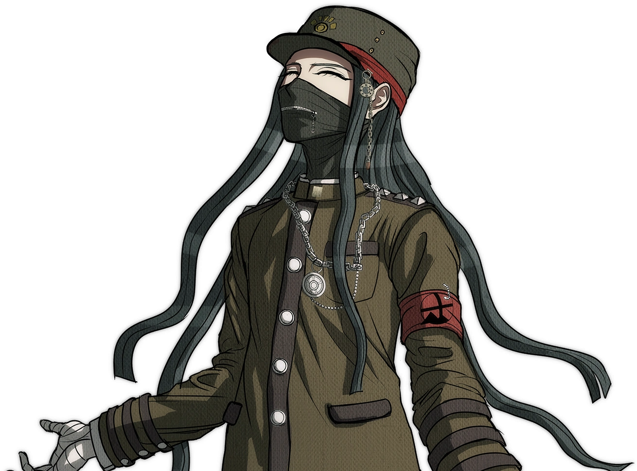 Image Danganronpa V3 Bonus Mode Korekiyo Shinguji Sprite (22).png