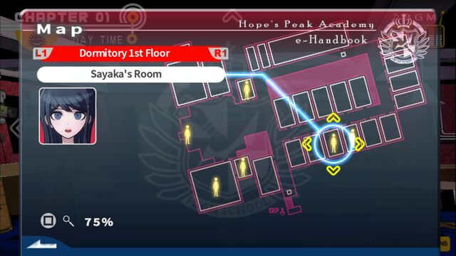 File:Danganronpa 1 FTE Guide Locations 1.1 Sayaka.jpg
