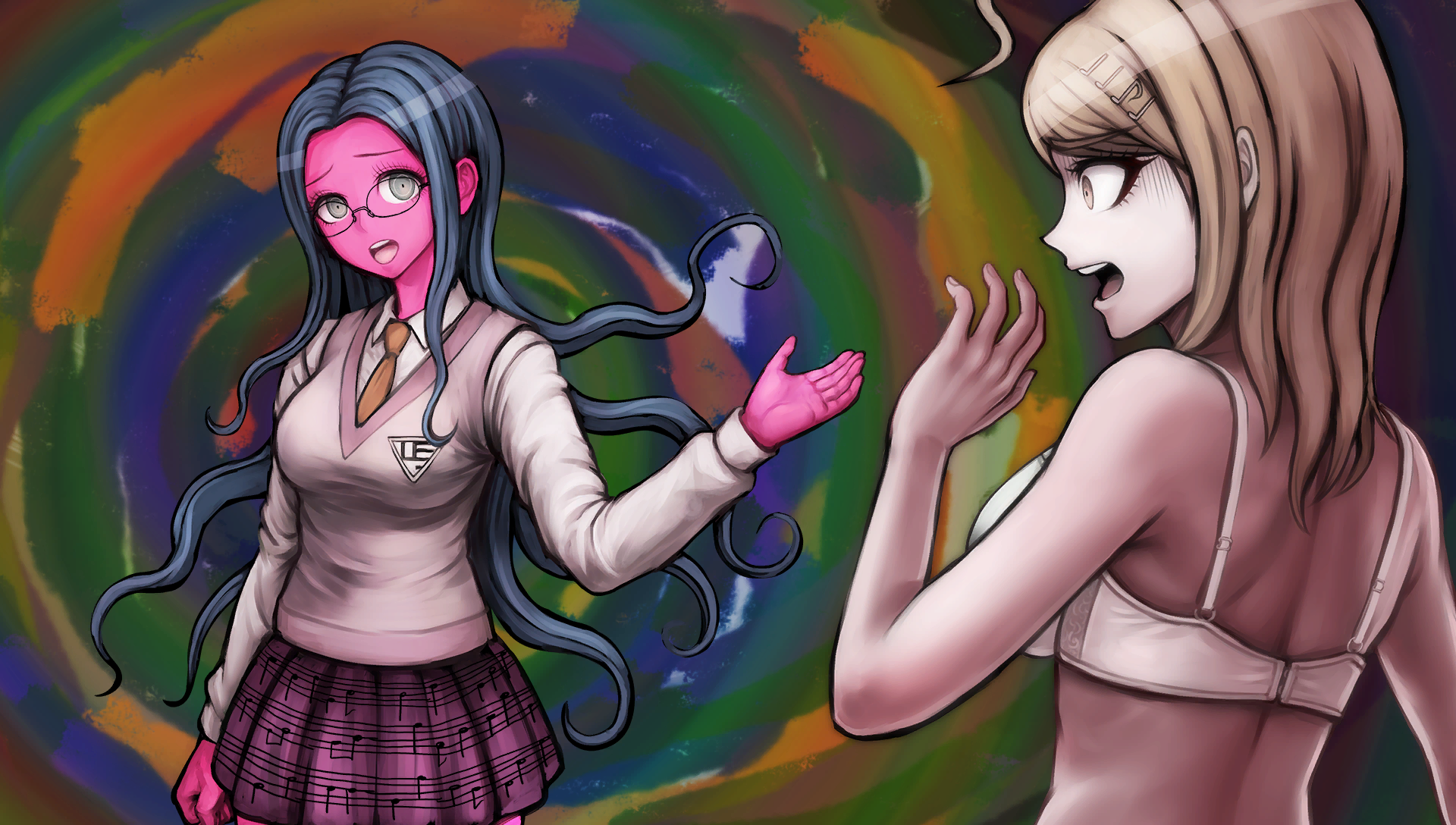Danganronpa V3 Female Students Characters Tv Tropes #pregame kaede #pregame kaede akamatsu #pregame akamatsu #pregame #danganronpa #danganronpa v3 #sprite edit #sprite edits. danganronpa v3 female students