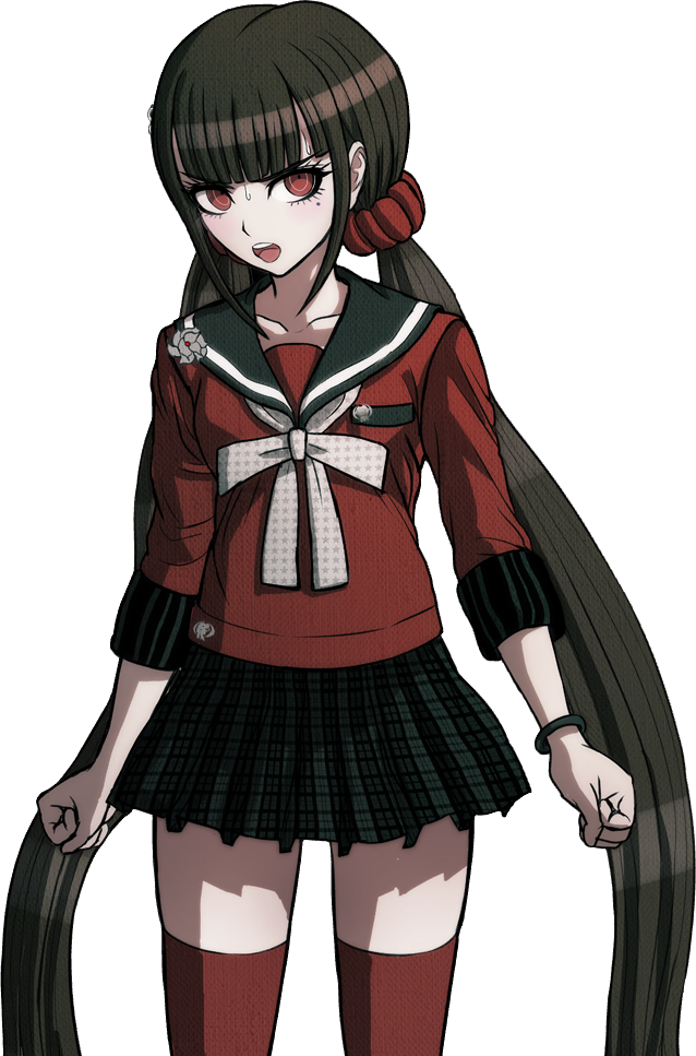 Image Danganronpa V3 Maki Harukawa Halfbody Sprite (44) png Danganronpa Wiki FANDOM
