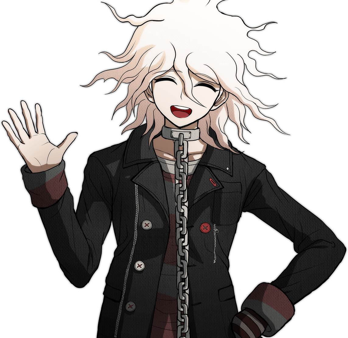 Image - Nagito Komaeda The Servant Halfbody Sprite (2).png