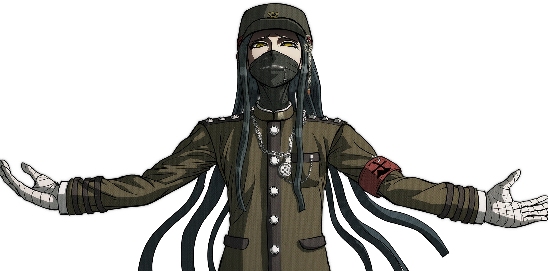 Image Danganronpa V3 Bonus Mode Korekiyo Shinguji Sprite (12).png