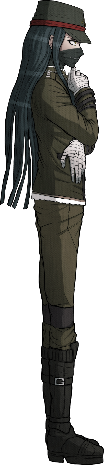 Image Danganronpa V3 Korekiyo Shinguji Fullbody Sprite Debate Scrum 1png Danganronpa 