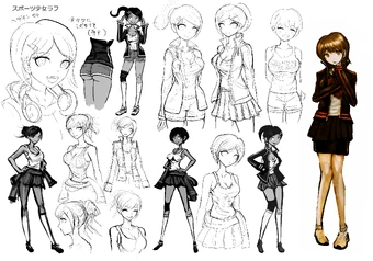 Aoi Asahina Danganronpa Wiki Fandom,Anime Face Drawing Different Angles