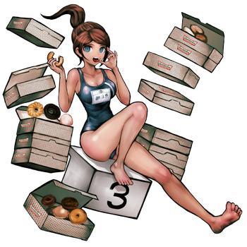 aoi asahina (danganronpa + new shading) Minecraft Skin