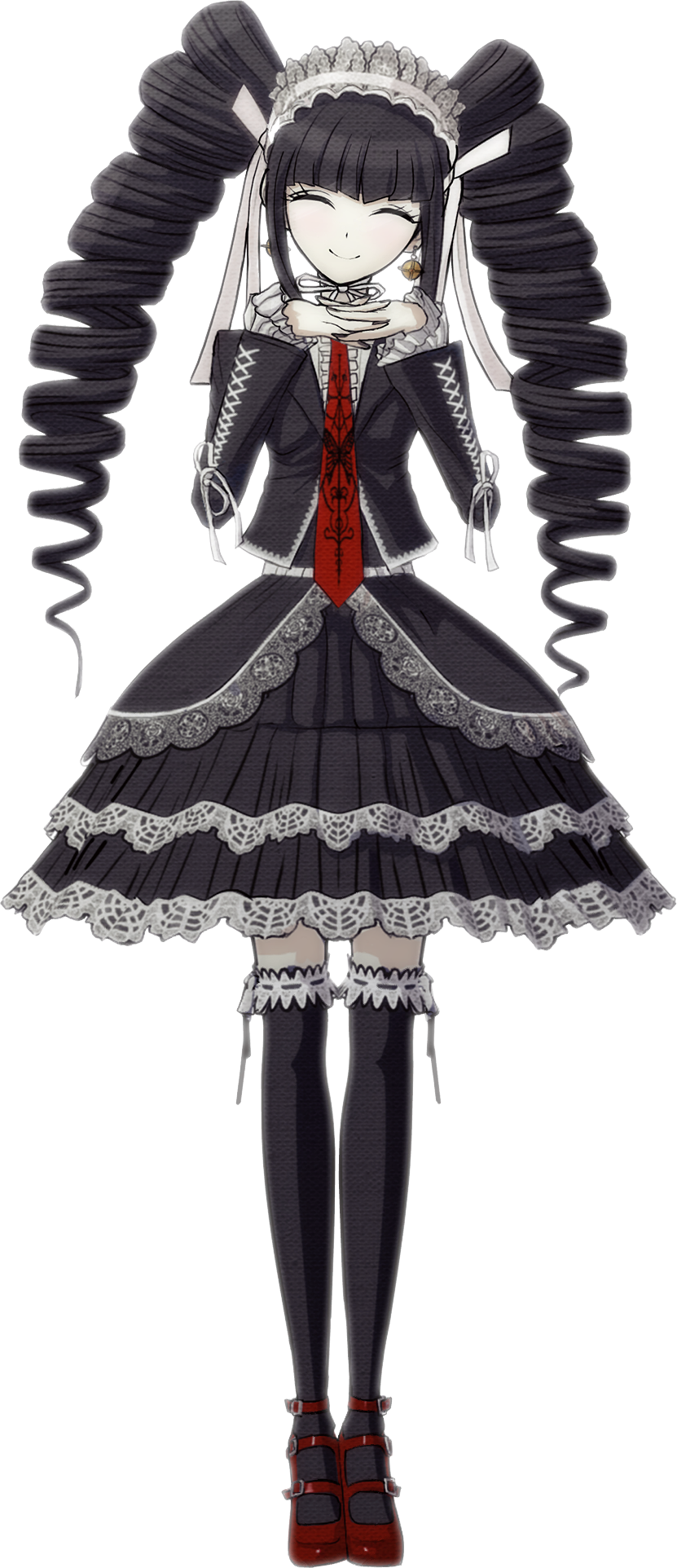 Image - Danganronpa V3 Tsumugi Shirogane Fullbody Sprite (Celestia