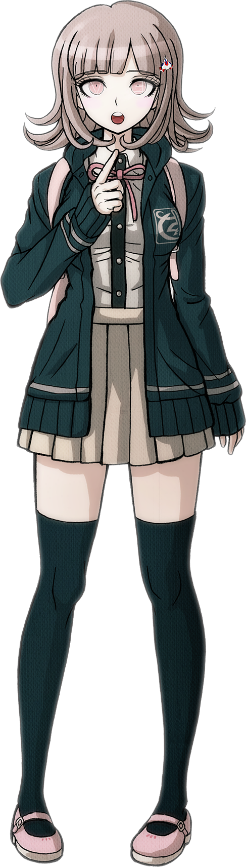 Image - Danganronpa V3 Tsumugi Shirogane Fullbody Sprite (Chiaki Nanami