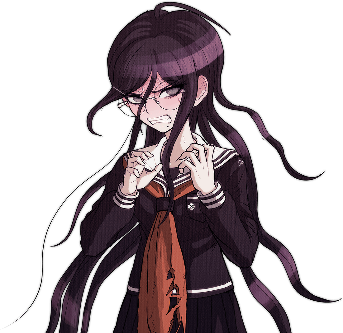 Изображение Drae Touko Toko Fukawa Halfbody Sprite 13png 2570