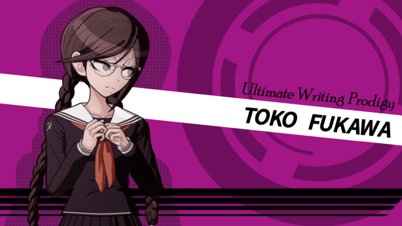 Obraz Danganronpa 1 Toko Fukawa English Game Introduction.png