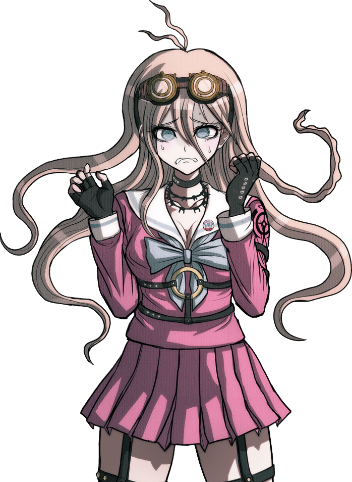 Image Danganronpa V3 Miu Iruma Halfbody Sprite 3png Danganronpa 