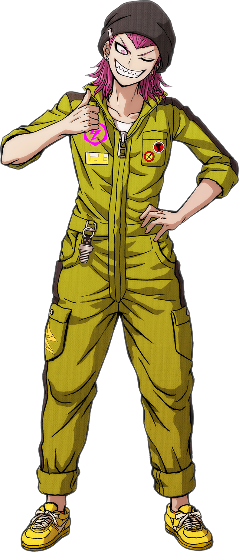 Image - Danganronpa V3 Tsumugi Shirogane Fullbody Sprite (Kazuichi Soda