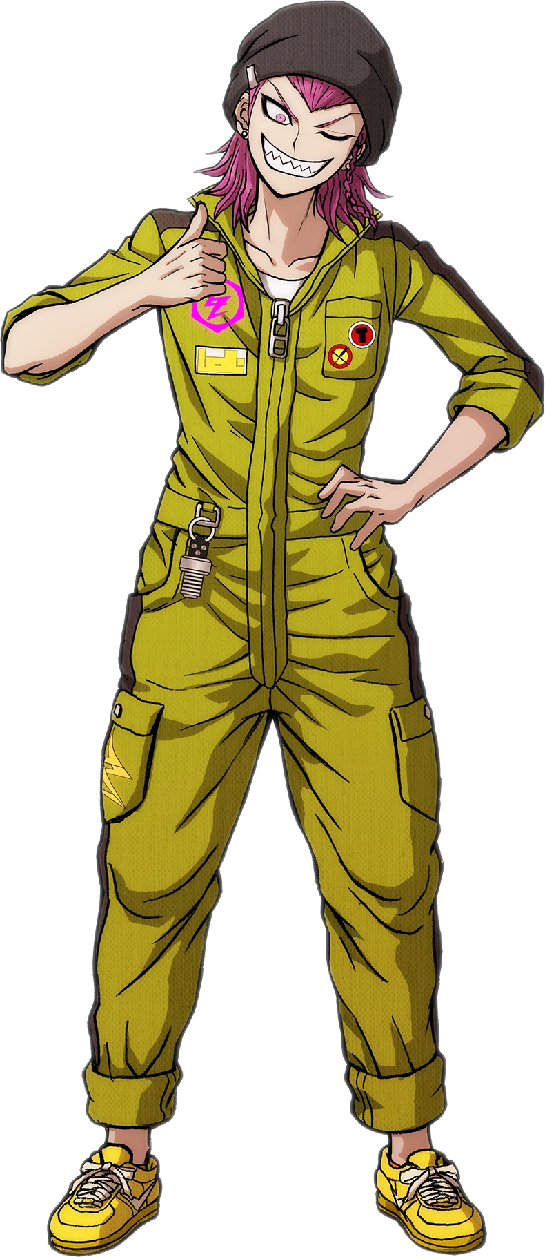 Image Danganronpa V3 Tsumugi Shirogane Fullbody Sprite (Kazuichi Soda) (2).png Danganronpa