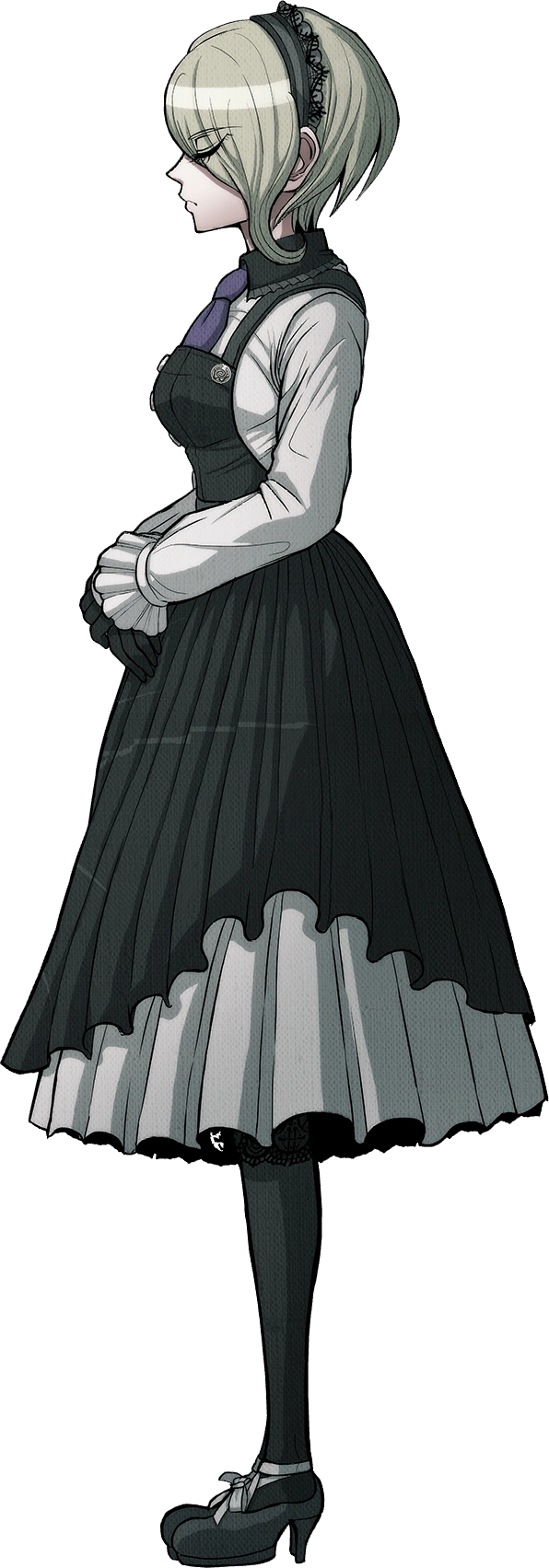 Image Danganronpa V3 Kirumi Tojo Fullbody Sprite (Debate Scrum) (3
