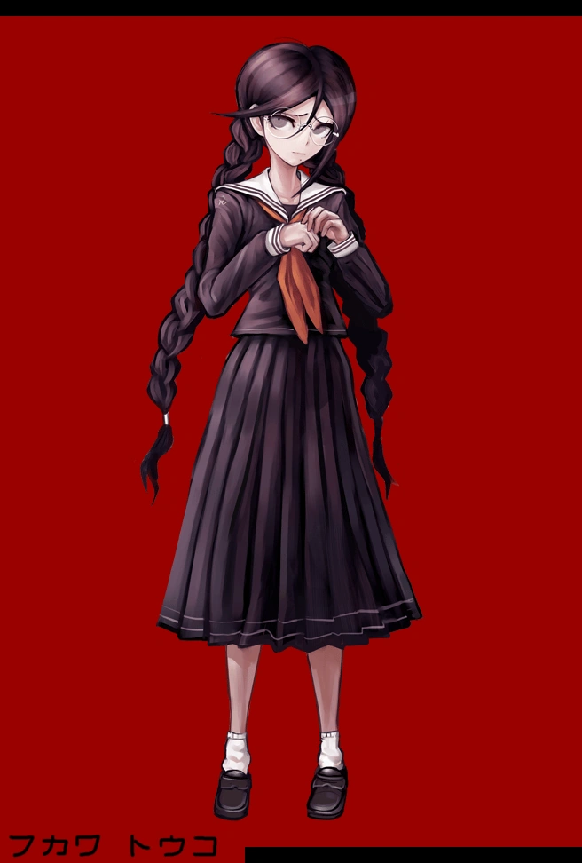 Image Danganronpa 1 Fullbody Profile Toko Fukawa.png Danganronpa