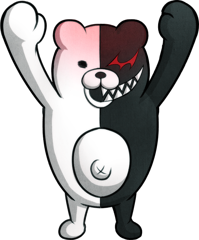 Sintético 90+ Foto Danganronpa: The Animation Monokuma#1 Mirada Tensa